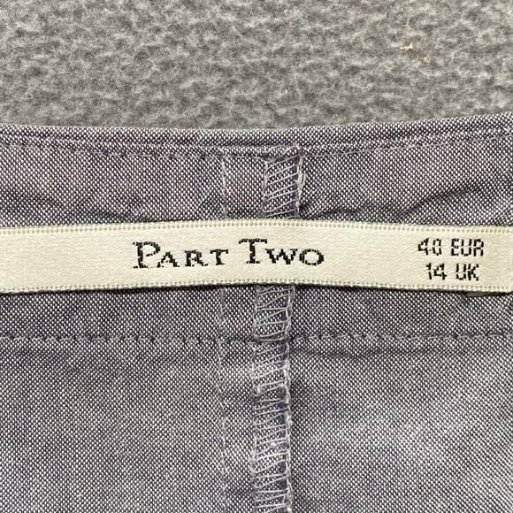 Part Two Denmark Lagenlook Tunic Top Womens 14 UK (10 US?) Embroidered Boho - Picture 14 of 16